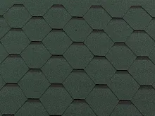 Гибкая черепица RoofShield Классик Стандарт Зеленый с оттенением в Обнинске