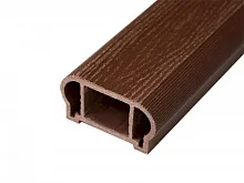 Ограждение из ДПК Faynag Wood Шоколад Перила 95х50х3000 мм