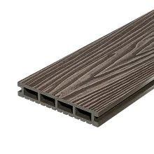 Террасная доска ДПК Decking Urban (D) 3 м Тёмный орех | Венге
