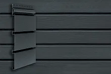 Сайдинг Grand Line Архитектурный планкен Acryl Графит в Обнинске