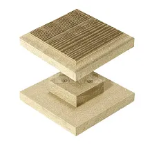 Ограждение из ДПК SaveWood Arbor Тик Крышка столба 130х130 мм