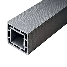 Ограждение из ДПК Faynag Wood Графит Столб 100х100х3000 мм