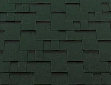 Гибкая черепица RoofShield Классик Модерн Зеленый с оттенением в Обнинске