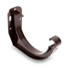 Кронштейн ПВХ водосточный ПВХ Galeco PVC 124/80 Тёмно-коричневый в Обнинске