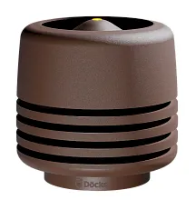 Колпак вентиляционного выхода Docke Premium ИЗЛ-125/700/ Светло-коричневый, (RAL8017)