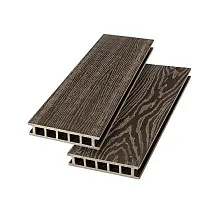 Террасная доска из ДПК Savewood Fagus 4 м Темно-коричневый