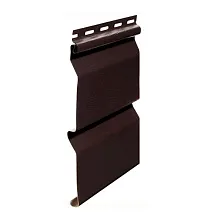Виниловый сайдинг FineBer Standart Extra Acrylyc Корабельный брус Темный дуб