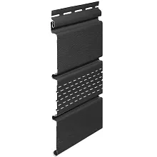 Софит FineBer Графит С центральной перфорацией