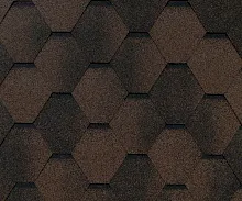 Мягкая кровля RoofShield Фемели Эко Лайт Стандарт Коричневый с оттенением в Обнинске