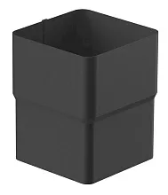 Муфта трубы водостока Galeco STAL 2 125/80 Графит в Обнинске