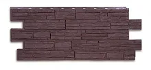 Фасадные панели T-SIDING Сайдинг ЭКО Альпийская сказка Браун
