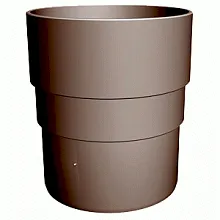 Муфта соединительная водостока Docke Premium Шоколад в Обнинске