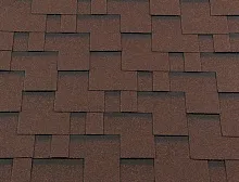 Гибкая черепица RoofShield Премиум Модерн Коричневый с оттенением в Обнинске