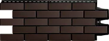 Фасадные панели Grand Line Клинкерный кирпич Дизайн Шоколадный со швом RAL 9005 в Обнинске