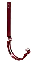 Крюк желоба длинный полоса 125 мм металл водостока Grand Line 125/90 mm RAL 3005 Красное вино