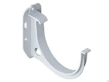 Кронштейн ПВХ водостока Galeco PVC 152/100 Белый в Обнинске