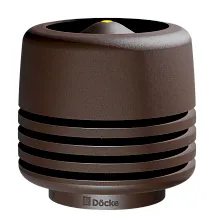 Колпак вентиляционного выхода Docke Premium ИЗЛ-125/700/ Тёмно-коричневый, (RR32)