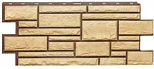 Фасадные панели T-SIDING Дикий камень Пустынный 1001