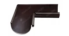 Угол желоба внутренний, 90 гр,125 мм металлическая водостока GrandLine 125/90 mm RAL 8017 Коричневый