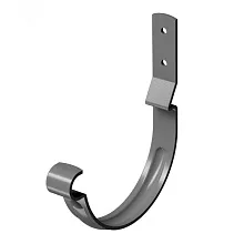 Карнизный крюк короткий водостока Docke Stal Premium Графит RAL 7024 в Обнинске