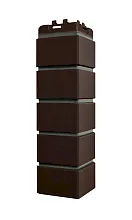 Угол наружный Grand Line Клинкерный кирпич Design Шоколадный