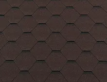 Гибкая черепица RoofShield Классик Стандарт Коричневый с оттенением в Обнинске