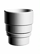 Переходник Standard ПВХ водостока Docke LUX Пломбир в Обнинске