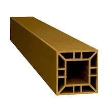 Ограждение из ДПК SaveWood Arbor Тик Столб большой 120х120х4000 мм
