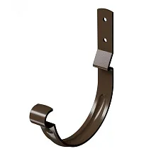 Карнизный крюк короткий водостока Docke Stal Premium Каштан RAL 8017 в Обнинске