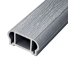 Ограждение из ДПК Faynag Wood Графит Перила 95х50х3000 мм