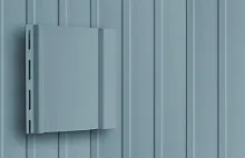 Виниловый сайдинг Grand Line Вертикальный Color Plus Голубой