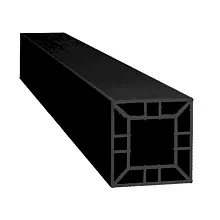 Ограждение из ДПК SaveWood Arbor Черный Столб большой 120х120х4000 мм
