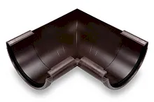Внутренний угол водостока Galeco PVC 152/100 Тёмно-коричневый в Обнинске