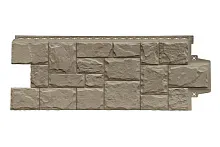 Фасадные панели Grand Line Крупный камень Design Plus Какао