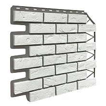 Фасадные панели Fineber Кирпич Баварский Белый