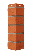 Угол наружный Grand Line Состаренный кирпич Design Терракотовый