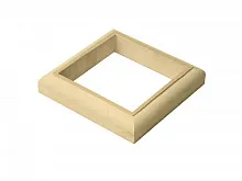 Ограждение из ДПК Faynag Wood Слоновая кость Рамка столба 130х130 м