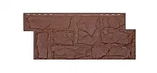 Фасадные панели T-SIDING Сайдинг ЭКО Гранит Леон Браун