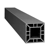 Ограждение из ДПК SaveWood Arbor Пепельный Столб большой 120х120х4000 мм