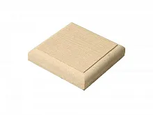 Ограждение из ДПК Faynag Wood Слоновая кость Крышка столба 120х120 м