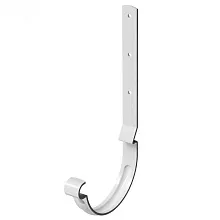 Карнизный крюк длинный водостока Docke Stal Premium Пломбир RAL 9010 в Обнинске
