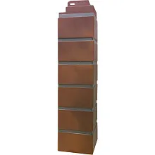 Угол наружный FineBer Кирпич облицовочный 3D Керамический-чёрный