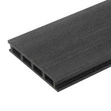 Террасная доска ДПК Vivodeck Вельвет 4 м Антрацит