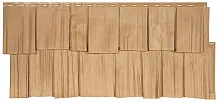 Фасадные панели T-SIDING Сайдинг ЭКО Щепа Крем