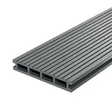 Террасная доска ДПК Decking Urban (В) 3 м Дымчатый дуб | Серый