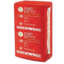 Утеплитель Rockwool Лайт Баттс 37 кг/куб.м., 50 мм