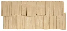 Фасадные панели T-SIDING Сайдинг ЭКО Щепа Амбер