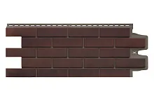 Фасадные панели Grand Line Клинкерный кирпич Design Plus Кофе с тёмно-бежевым швом