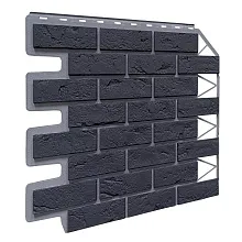 Фасадные панели Fineber Кирпич Баварский Асфальт