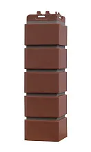 Угол наружный Grand Line Клинкерный кирпич Design Plus Корица с тёмно-бежевым швом